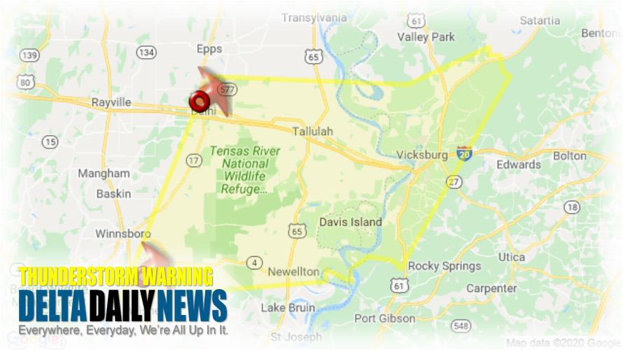 Thunderstorm Warning for Warren County MS and 5 More