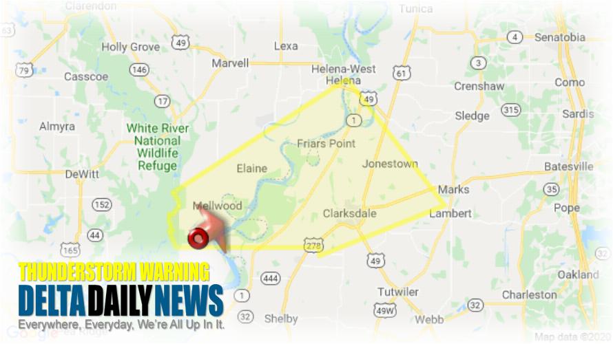 Thunderstorm Warning for Phillips County AR and 2 More