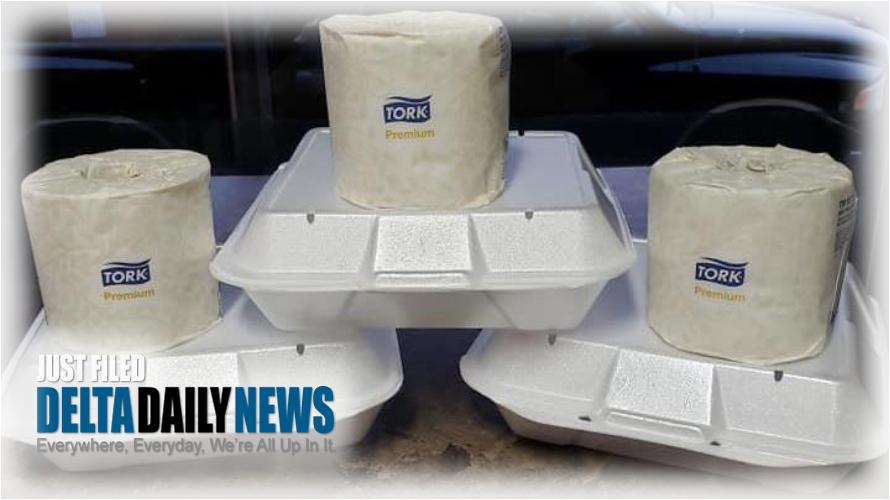Restaurant Giving out Toilet Paper with Take-out Orders