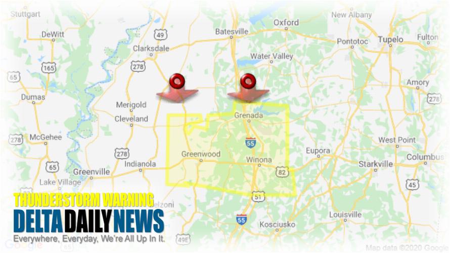 Thunderstorm Warning for Leflore County MS and 3 More