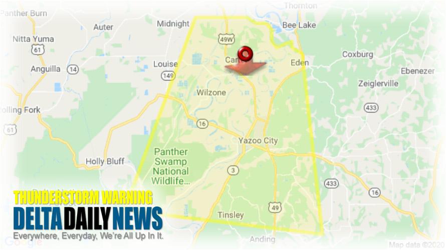 Thunderstorm Warning for Humphreys County MS and 1 More