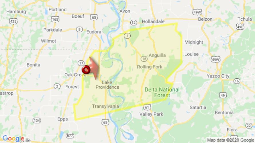 Thunderstorm Warning for E. Carroll Parish, LA and 3 More