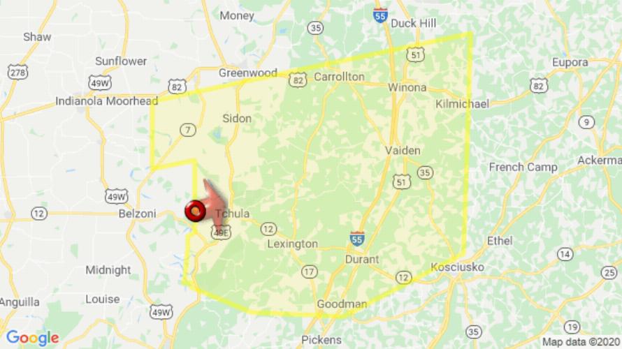 Thunderstorm Warning for Carroll County MS and 4 More