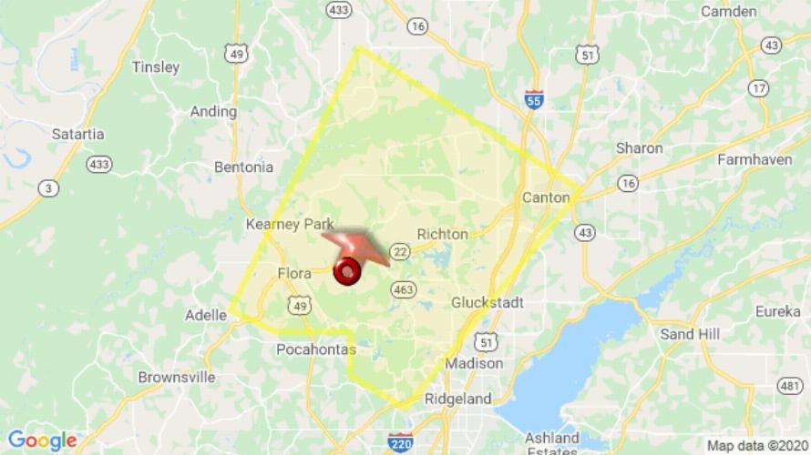 Thunderstorm Warning for Yazoo County MS and 1 More