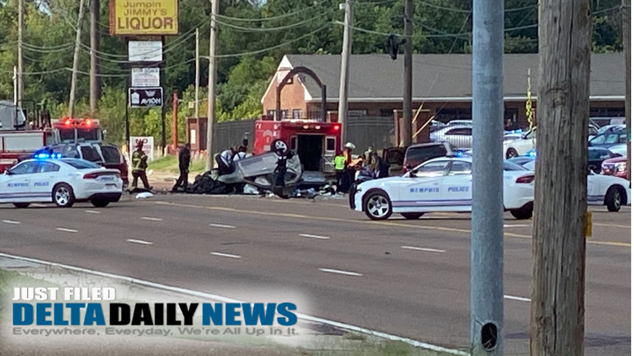 Police say a four-vehicle crash left one man dead.
