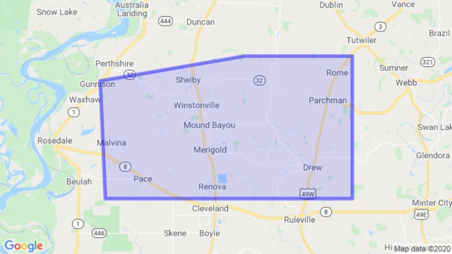 Flash Flood Warning for Sunflower County MS and 1 More