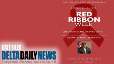 Jefferson County Arkansas SHERIFF SUPPORTS RED RIBBON WEEK