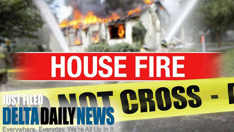 Dermott AR FD Battled Midnight Fire On N  School St