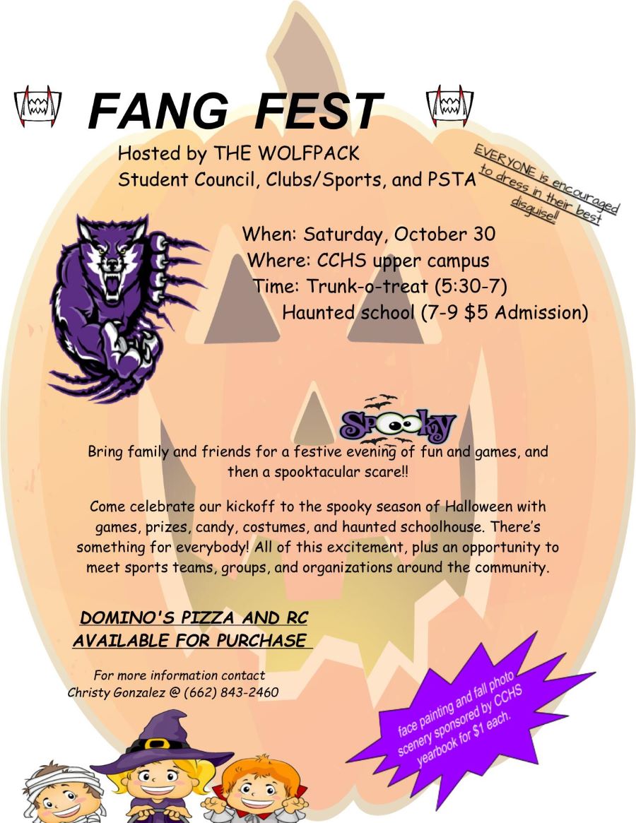 CCHS ‘FANG FEST’ TO TAKE PLACE THIS SATURDAY