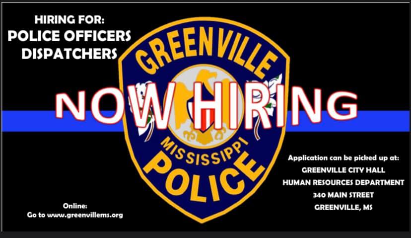 Greenville PD Hiring Officers and Dispatchers