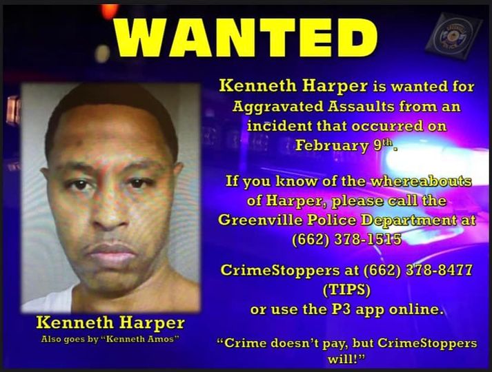 Suspect in Aggravated Assault Wanted in Greenville