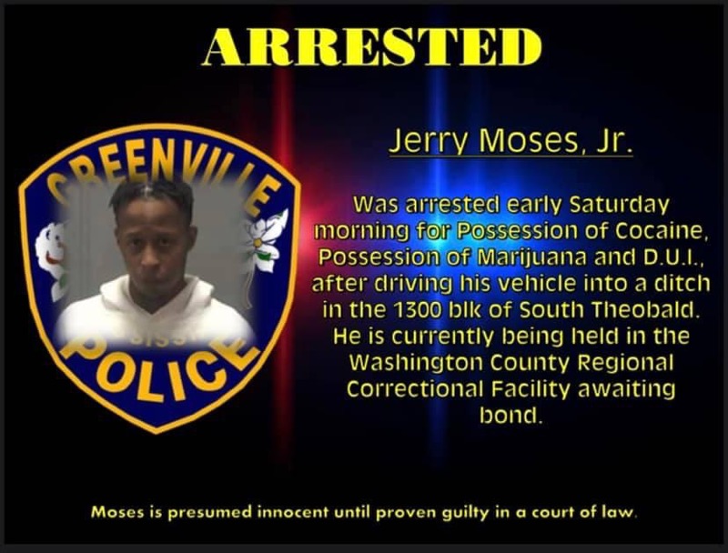 Greenville Man Arrested With Drugs After Driving Into Ditch