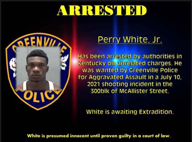 Wanted Greenville Man Found In Kentucky