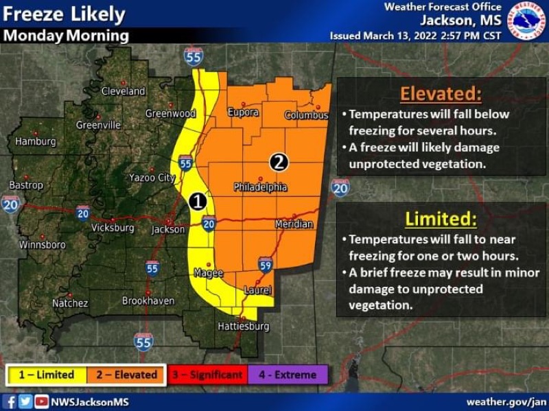 Another Freeze On The Way Overnight
