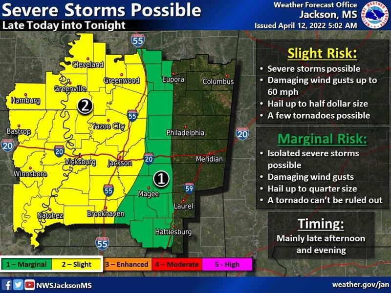 More Severe Weather Possible Across Delta