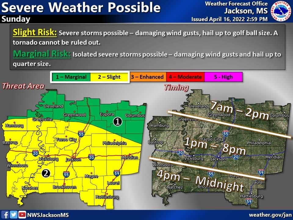 Severe Weather And Flood Risk Continues Into Easter
