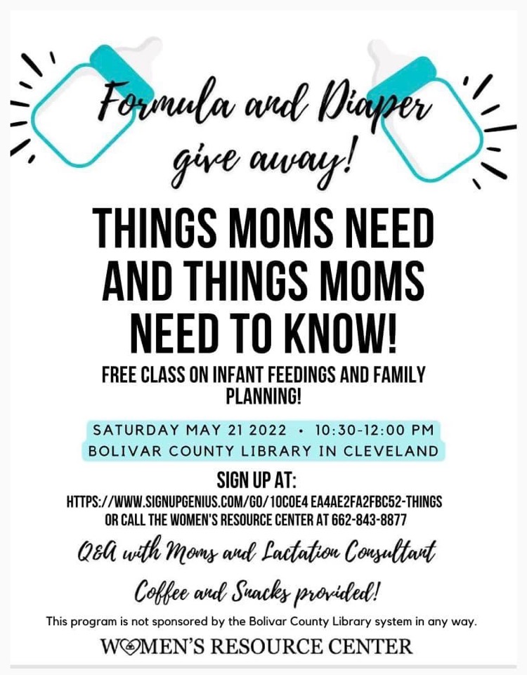 Women’s Resource Center Hosting Formula And Diaper Giveaway