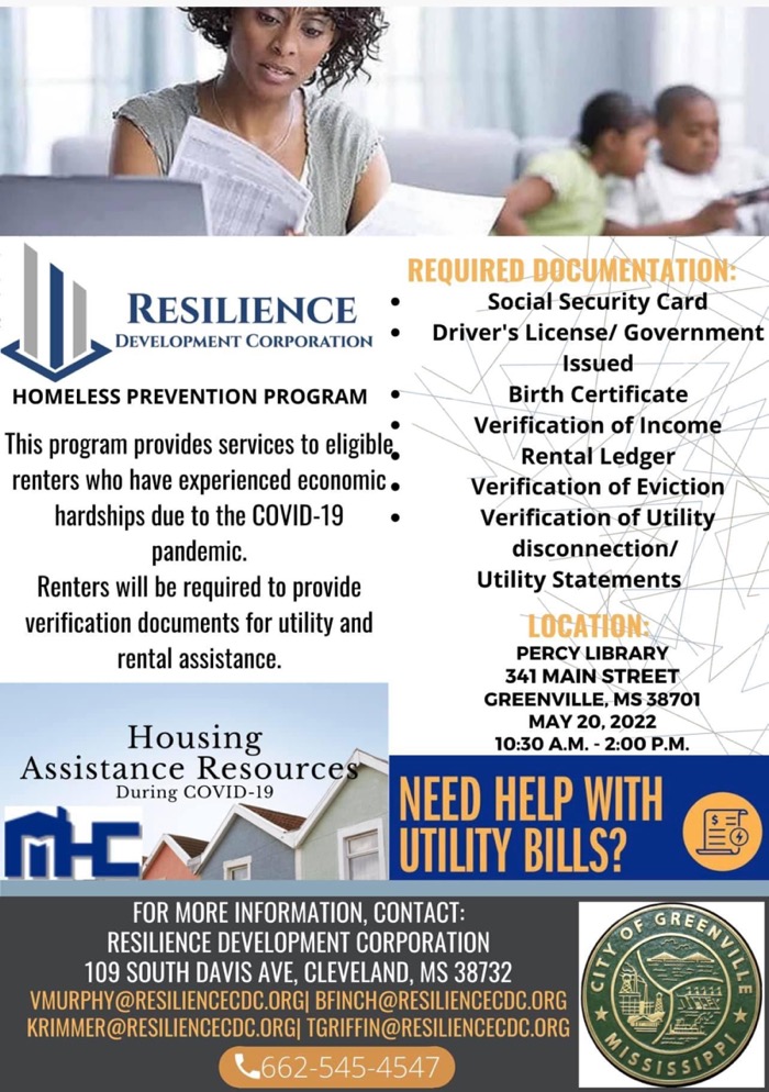 Mayor Simmons Announces Utility and Rental Assistance for Greenville Residents