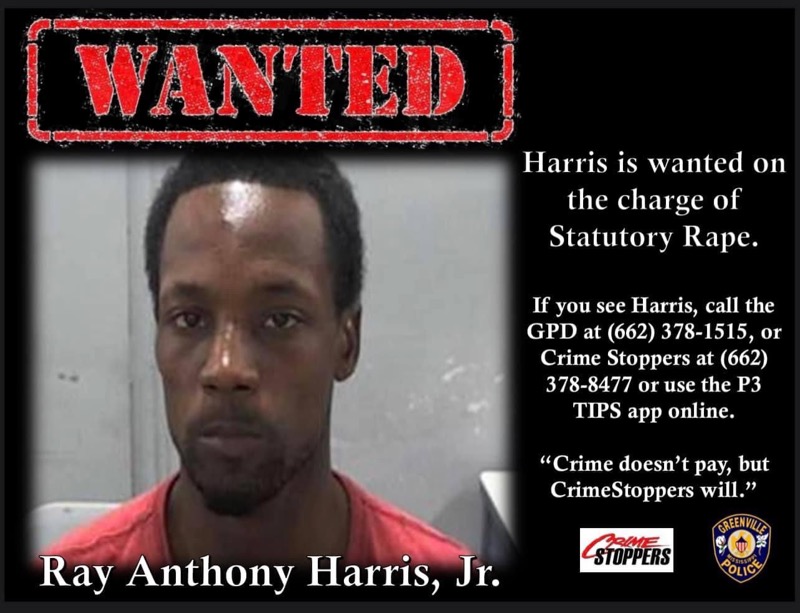 Greenville PD Searching For Suspect Accused Of Statutory Rape