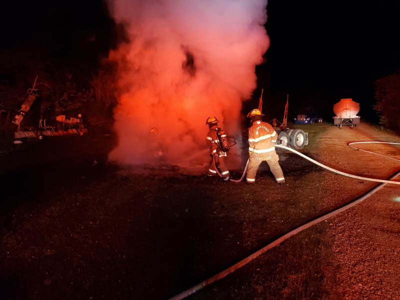 Bolivar County Volunteer Fire Department Responds To Call Of One Of Their Own
