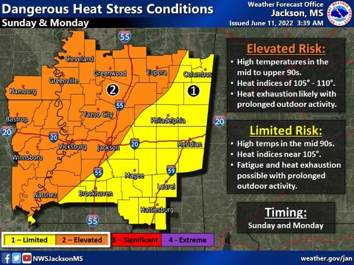 National Weather Service Warns Of Upcoming Dangerous Heat Conditions