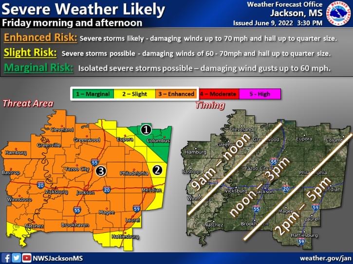 Severe Storms And Hail Headed This Way