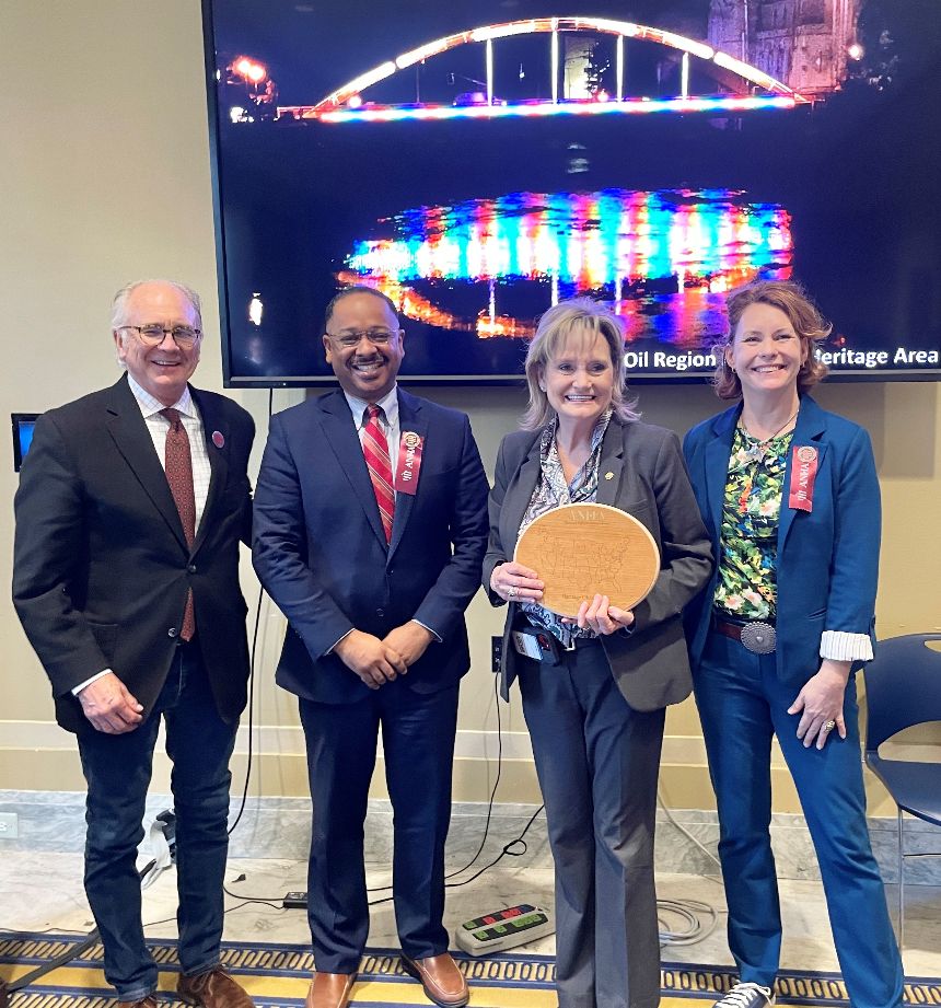 The Alliance of National Heritage Areas honors Heritage Champions Senator Hyde-Smith of Mississippi among five individuals honored for supporting and advancing America’s National Heritage Areas