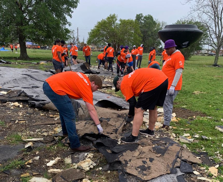DSU President Ennis sets Day of Service for tornado victims in Rolling Fork