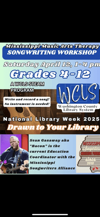 Washington County Library to Host Songwriting Workshop for Teens