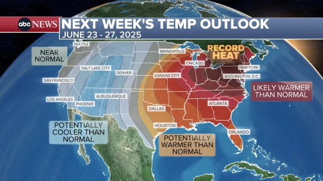 Life-threatening heat wave in the Midwest and Northeast to kick off official start of summer