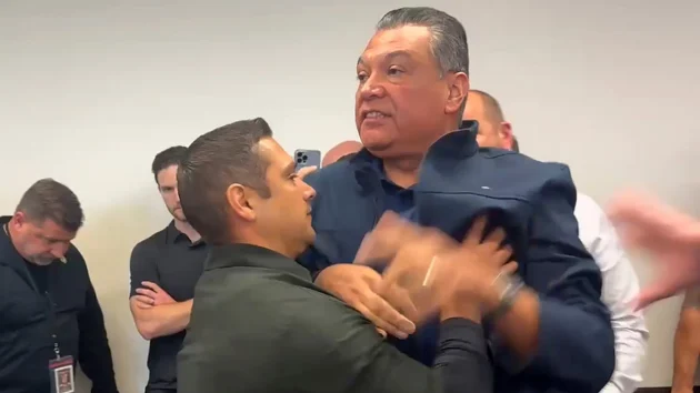 Democrats condemn Sen. Alex Padillas treatment at Noem news conference