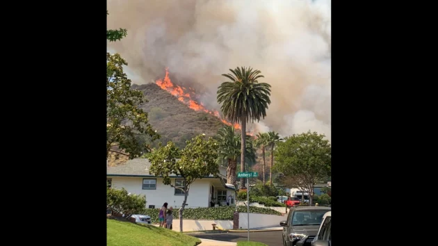 Evacuation orders lifted after brush fire contained in Los Angeles County