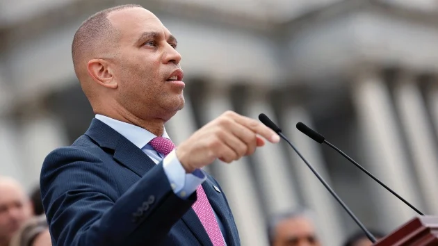 ‘Immoral’: Democrat Hakeem Jeffries blasts Trump megabill in marathon speech