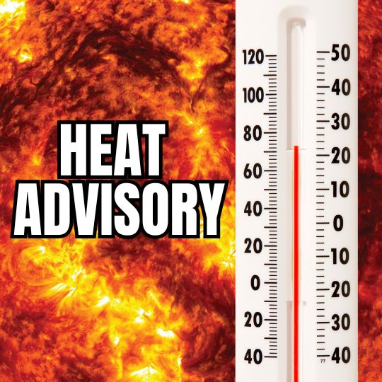 Heat Advisory Issued as Delta Temperatures Near 100 Degrees