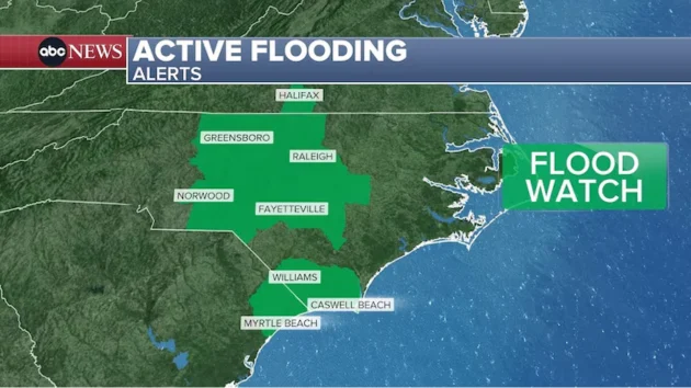 Tropical Storm Chantal makes landfall over South Carolina with 50 mph winds
