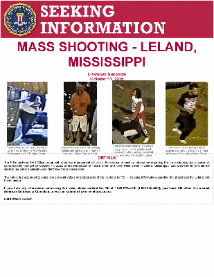 FBI Seeks Public’s Help in Leland Homecoming Mass Shooting Investigation