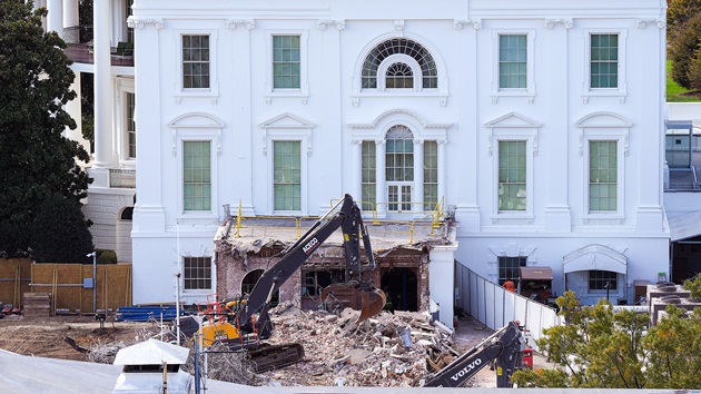 At least 2 historic magnolia trees, Kennedy Garden appear to have been removed to make way for Trump’s White House ballroom