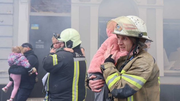 Russian aerial strike on Ukraine kills 6, including 2 children, as kindergarten hit, Kyiv says