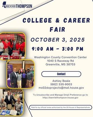 Thompson to Host College and Career Fair in Greenville
