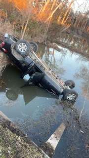 Man Rescued After Overnight Crash into Water-Filled Ditch Near Highway 61