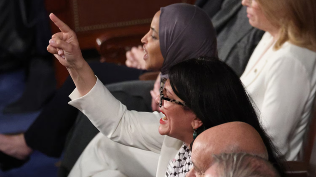 Trump says Omar, Tlaib ‘look like they should be institutionalized’ after shouting during State of the Union address