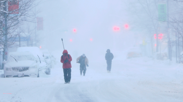 Brief snowstorm could dump another inch of snow in the Northeast