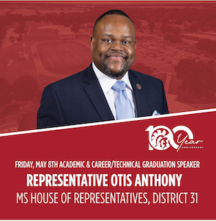 Rep. Otis Anthony to Deliver Commencement Address at Mississippi Delta Community College