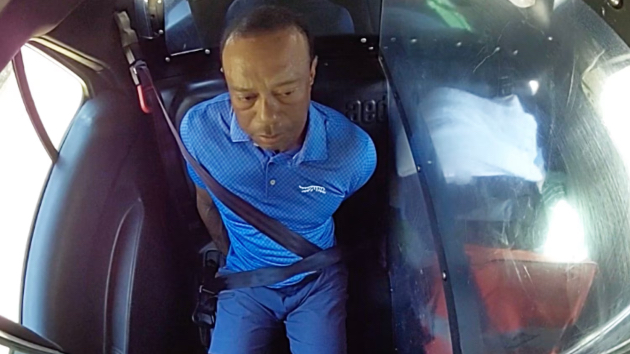 Body camera footage released in Tiger Woods rollover car crash: ‘I’m being arrested?’