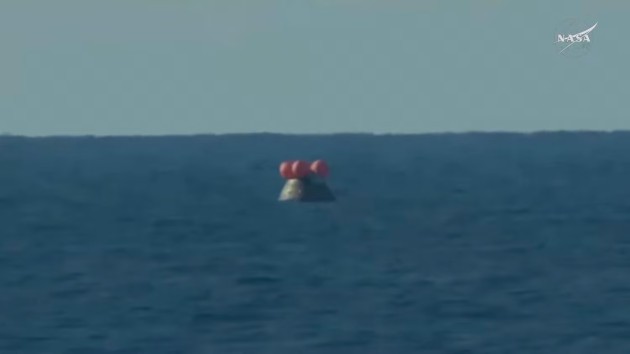 Artemis II: Crew exits spacecraft after successful splashdown