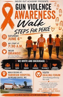 Gun Violence Awareness Walk Planned in Mound Bayou