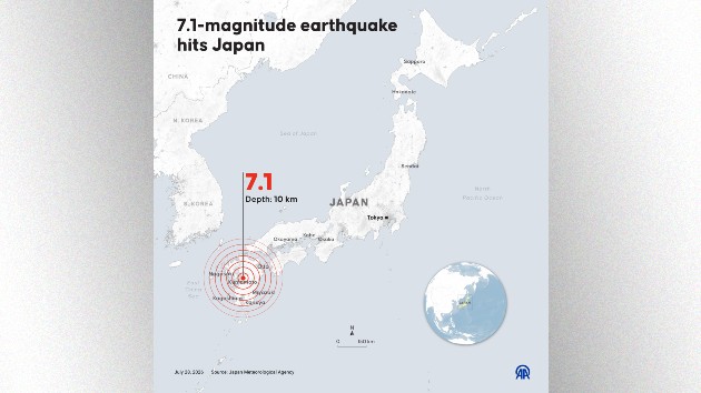 Powerful earthquake rocks Japan, damaging buildings and mall in south