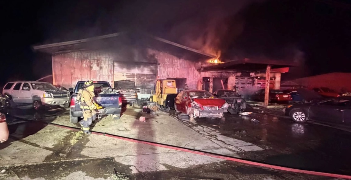 Fire Damages Commercial Building in Greenville