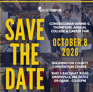 Congressman Bennie Thompson to Host Annual College and Career Fair in Greenville