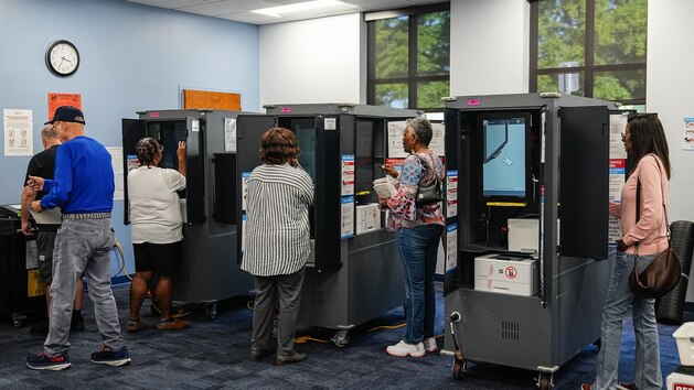 Democratic enthusiasm seen among less-frequent voters in key states of Texas and Georgia, analysis shows
